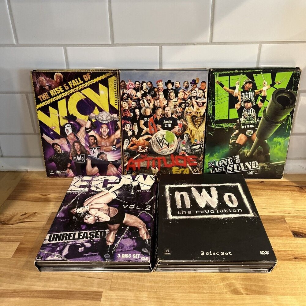 WWE World Wrestling Entertainment DVD Lot of  5 - The Revolution One Last Stand